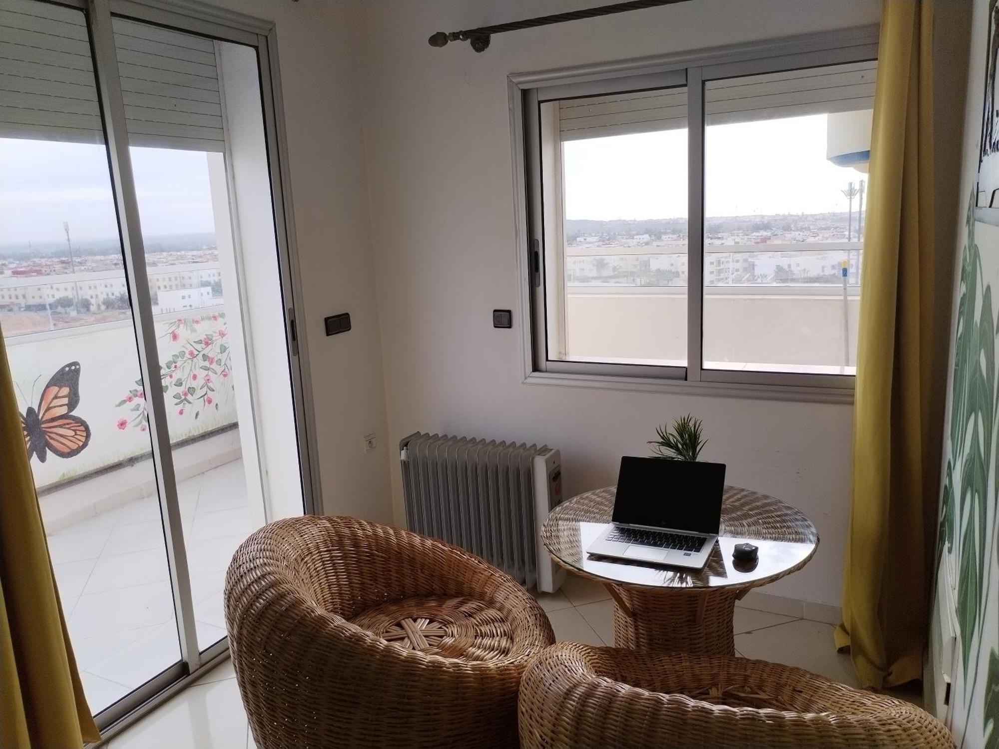 Large Sea View Studio Lägenhet Agadir Exteriör bild