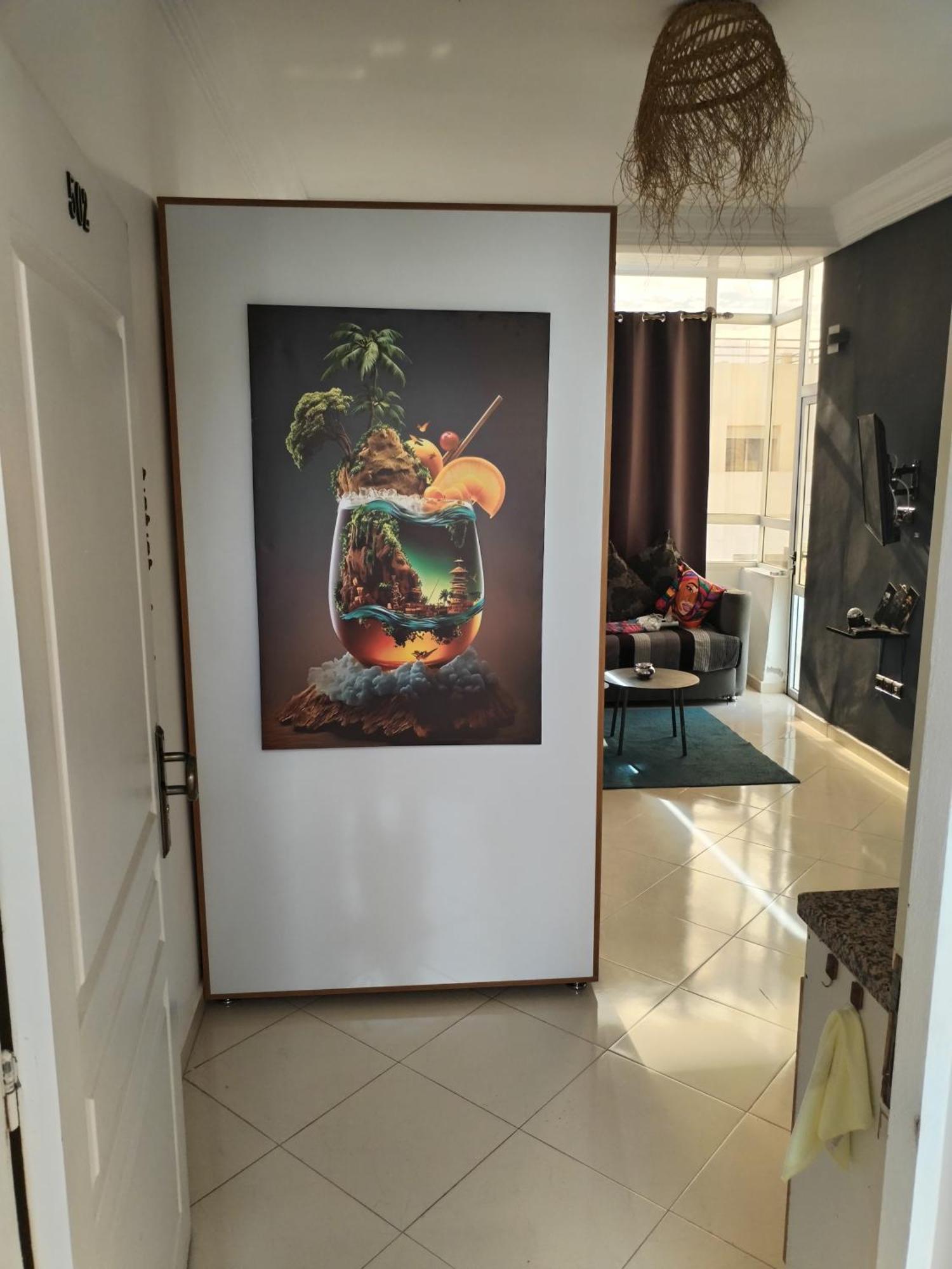 Large Sea View Studio Lägenhet Agadir Exteriör bild