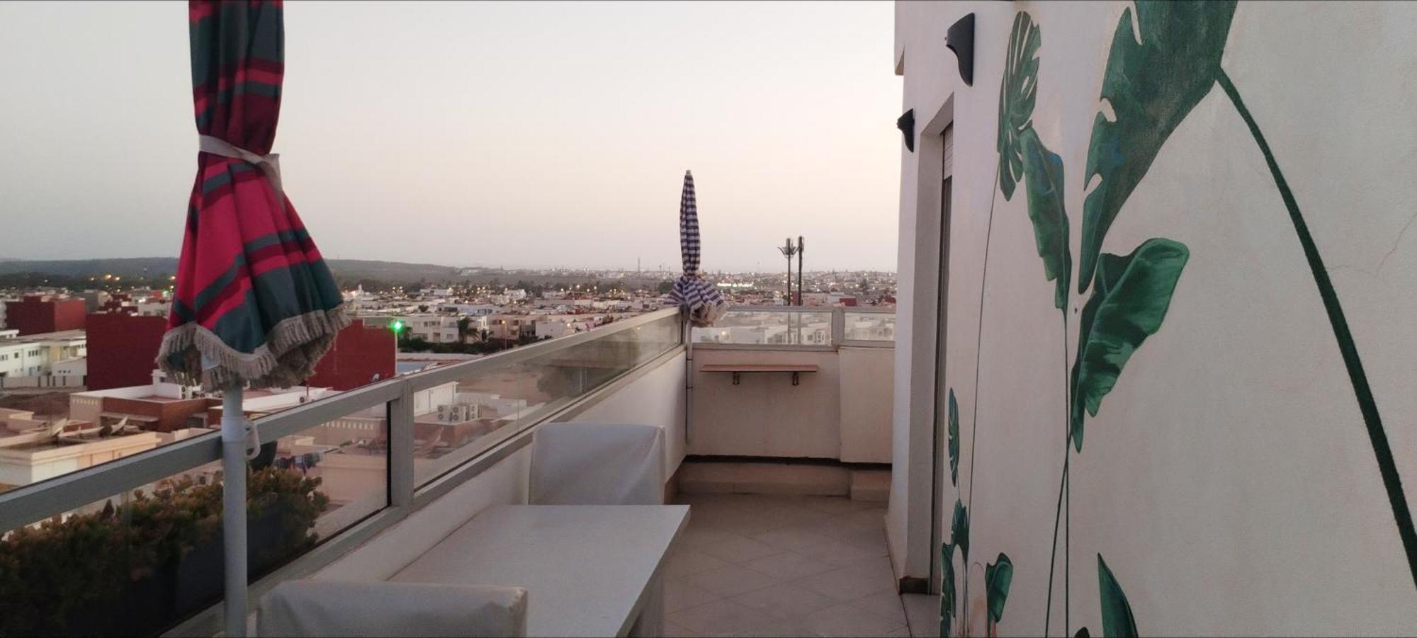 Large Sea View Studio Lägenhet Agadir Exteriör bild